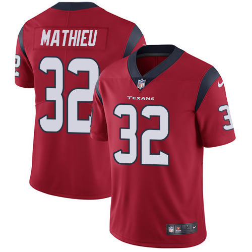 Nike Texans #32 Tyrann Mathieu Red Alternate Men's Stitched NFL Vapor Untouchable Limited Jersey - Click Image to Close